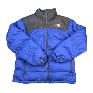 Vintage The North Face Nuptse‎ 700 Down Jacket Blue Men's Medium Puffer Ski Coat